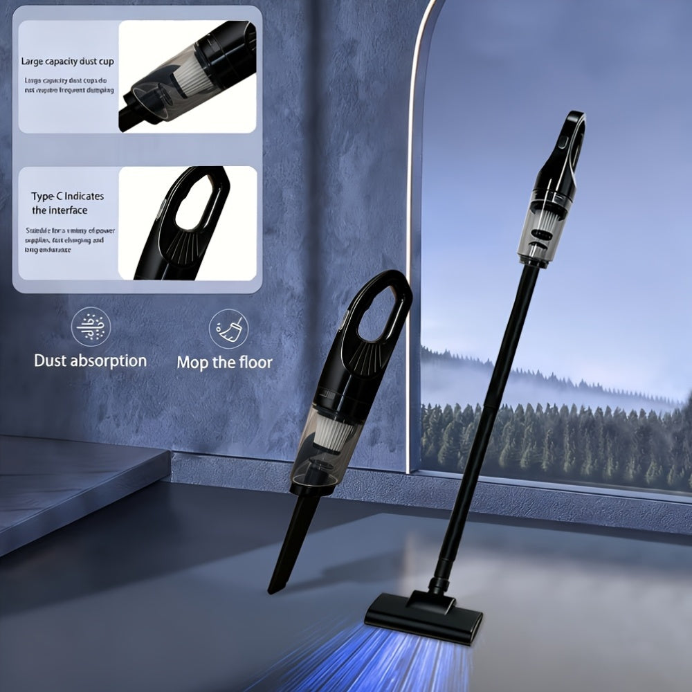7200Pa Multi-Functional Cordless Handheld Vacuum Cleaner | Powerful Suction, USB Charging, ABS Body, Suitable for Both Indoor And Outdoor Use, Available in Black And White