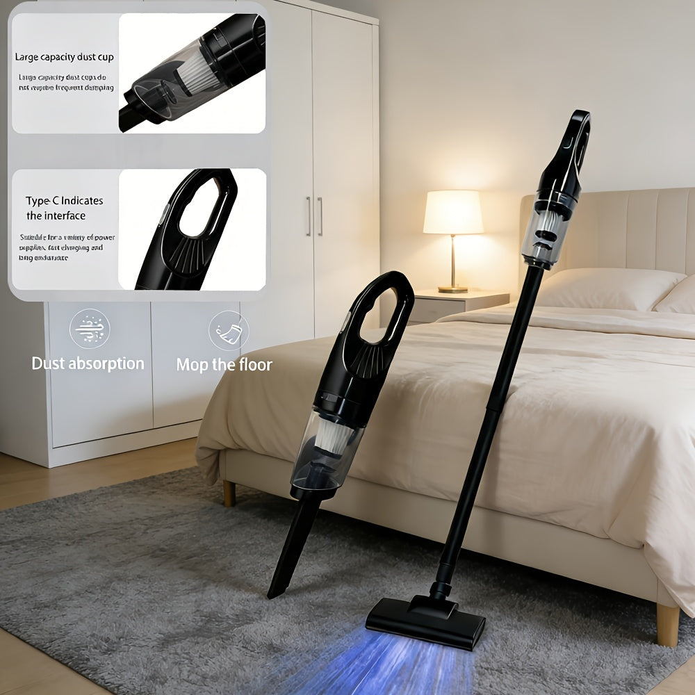 7200Pa Multi-Functional Cordless Handheld Vacuum Cleaner | Powerful Suction, USB Charging, ABS Body, Suitable for Both Indoor And Outdoor Use, Available in Black And White