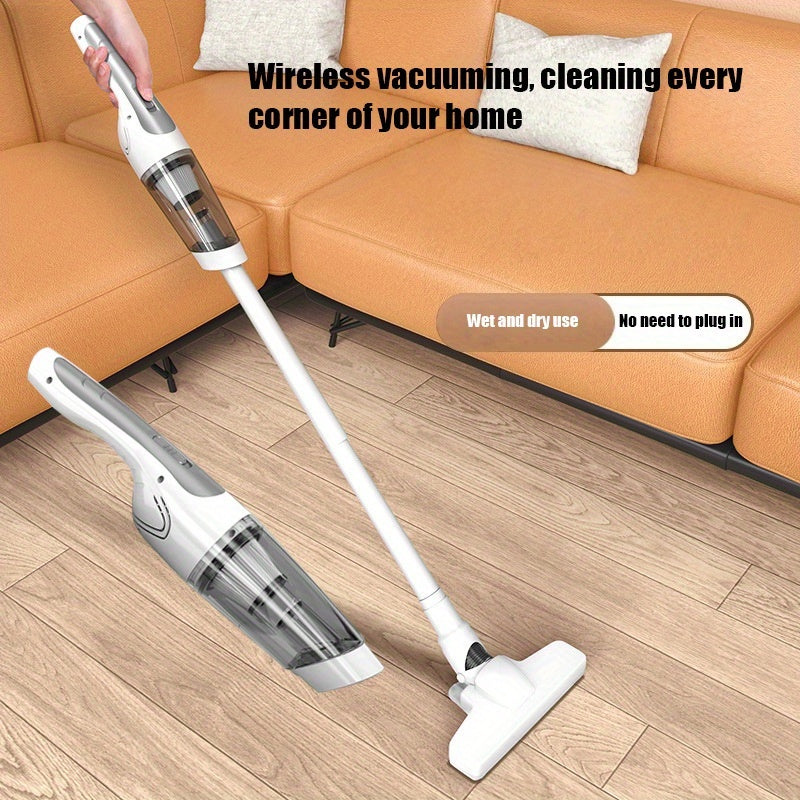 3-In-1 Handheld Cordless Vacuum Cleaner, Upgraded Powerful Brushless Motor, Mini Portable Vacuum, Lightweight Handheld Vacuum, with Additions, Suitable for Home And Car Use, Wet And Dry Use