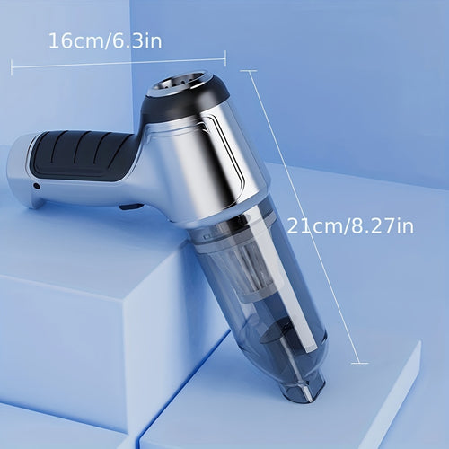 2-in-1 Wireless Handheld Vacuum Cleaner, High-Power Car Vacuum and Blower, Portable Powerful Vacuum with Home Dusting Brush Head