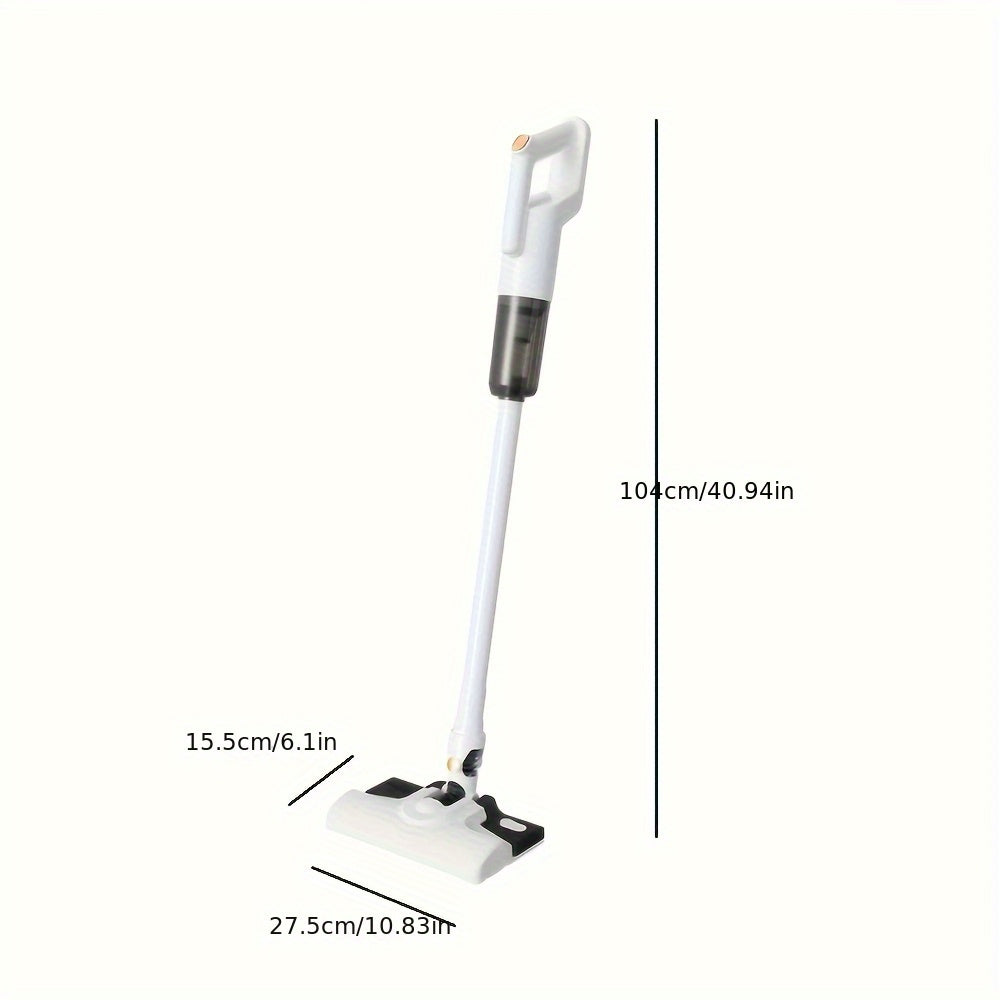 Wireless Vertical Rod-Type Vacuum Cleaner, Replaceable Cleaning Head Covers Any Cleaning Blind Spots, Combines Suction and Mopping Functions. Christmas Gifts, Car Accessories, Gifts for Men and Women, Christmas Home Decor, Carpet Cleaner
