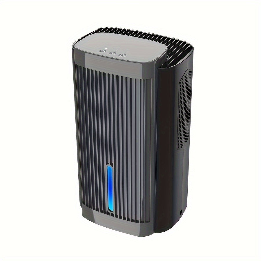 Dehumidifier with a 95 OZ Water Tank, Suitable for Basements, Bedrooms, Bathrooms, Rvs, Featuring a Sleep Mode, 7-Color LED Lights, Designed for Home Use.