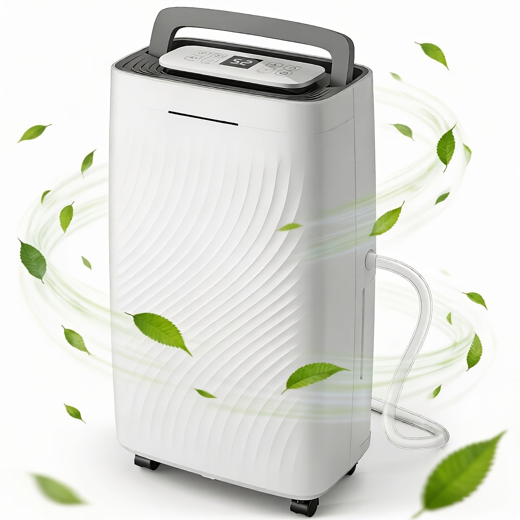 Gunji 3000\u002F4500 Sq. Ft. Dehumidifier, 30PT\u002F50PT\u002F24H Residential Dehumidifier with Hose, Dehumidify\u002FDry\u002FAir Delivery Mode, Humidity Display, Timer, Drain Hose