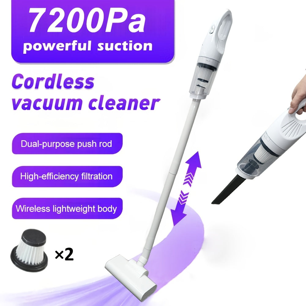 7200Pa Multi-Functional Cordless Handheld Vacuum Cleaner | Powerful Suction, USB Charging, ABS Body, Suitable for Both Indoor And Outdoor Use, Available in Black And White